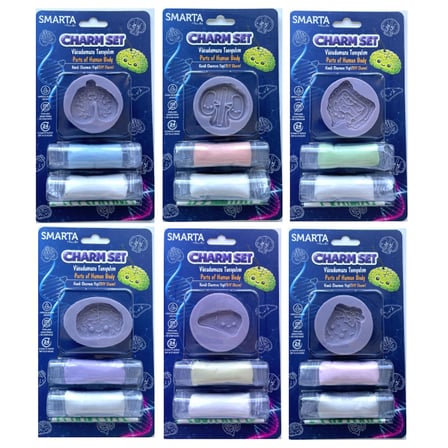 Smarta Charms Set Vücudumuzu Tanıyalım Mix (6*1)