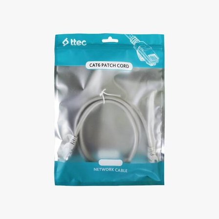 Ttec Kbl-Ptch-1Mtg Cat6 1 Metre Gri Utp Patch Kablo