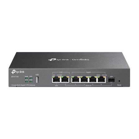 Omada Tp-Link Er707-M2 Gigabit Multi-Wan 2X 2.5G Port 6X Wan Port Sdn Vpn Router