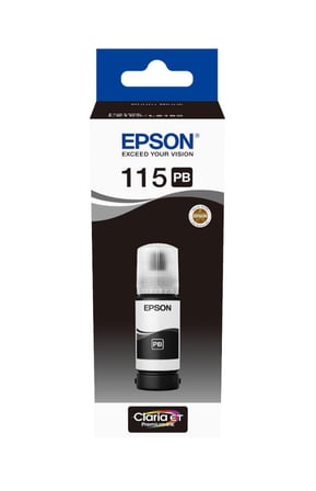 Epson 115 Black Siyah Şişe Mürekkep T07C14A L8160-L8180