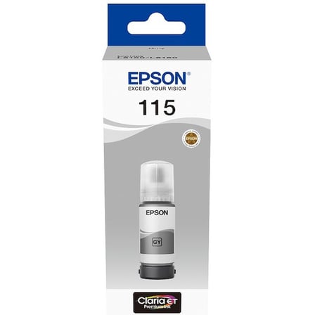 Epson 115 Grey Gri Şişe Mürekkep T07D54A L8160-L8180