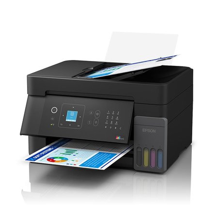 Epson L5390 Meaf Yazıcı-Tarayıcı-Fotokopi-Faks Renkli Mürekkep Püskürtmeli Tanklı Yazıcı
