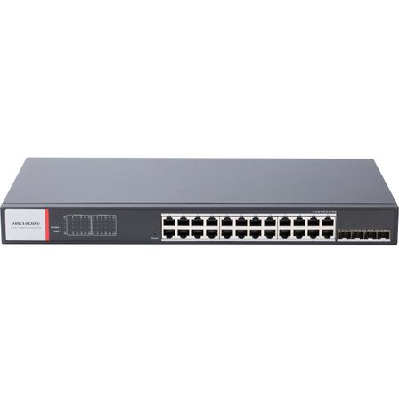 Hikvision Ds-3T1528Hp-Sı-24P4F 24Port Ge +4Sfp 480W Yönetilebilir Gigabit Switch