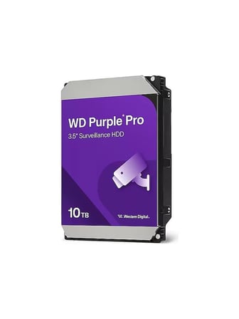 Wd 10Tb Purple Pro 256Mb 7200Rpm Wd102Purx Harddisk (Boğaziçi Garantili)