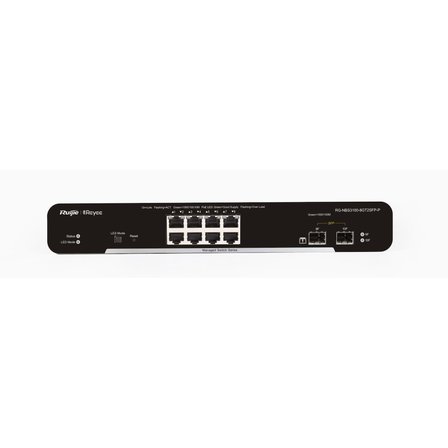 Ruijie Rg-Nbs3100-8Gt2Sfp-P 8-Port Poe+ Gigabit L2 Managed Switch, 8 Gigabit Rj45 Ports,2 Sfp Slots