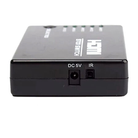 1408A 5 Port Hdmi Switch Kumandalı Hdmı Seçici 5 Giriş 1 Çıkış Hdmi Çoklayıcı