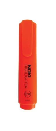 Noki Neon Fosforlu Kalem Turuncu (10 Lu Paket) 9050-T