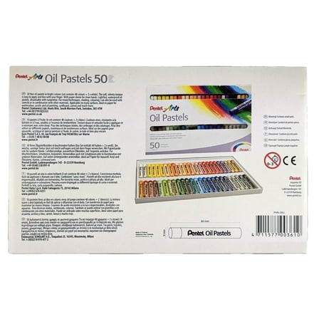 Pentel Pastel Boya (Fosforlu Ve Metalik) 50 Renk Phn-mf50