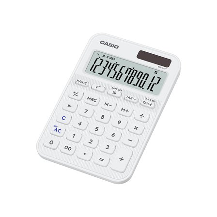Casio Ms-20Yc-We 12 Hane Beyaz Masa Üstü Hesap Makinesi