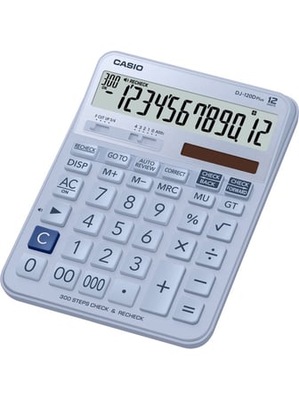 Casio Hesap Makinesi Dj-120Dplus Açık Mavi