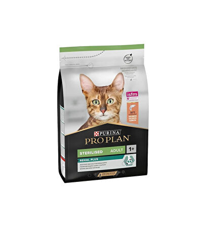 Pro Plan Sterilised 3 kg Somonlu Renal Plus Yetişkin Kuru Kedi Maması 