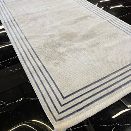 Hoom Rugs Zenith 1047 Mikrofiber Kaymaz Taban Yıkanabilir Antibakteriyel Modern A.Blue Halı