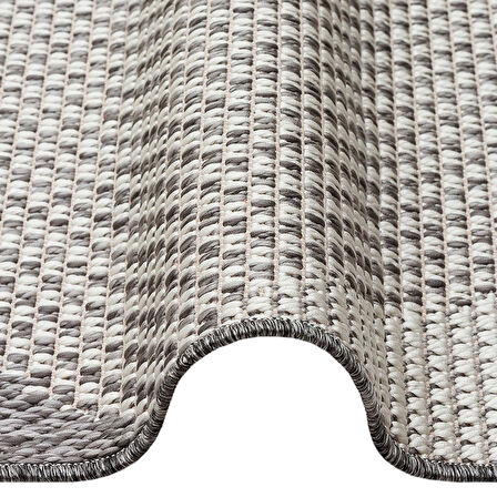 Mono 03 Grey Kaymaz Tabanlı Kilim
