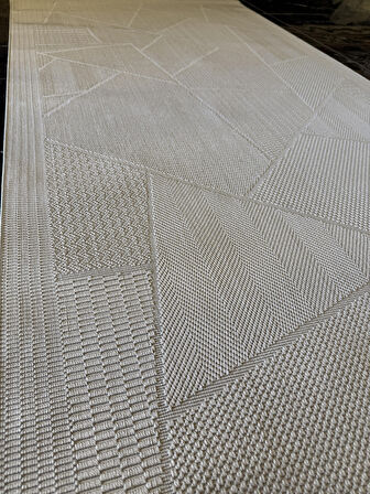 Eko Mono MNO LUX 01 Grey Hav Toz Vermez Kaymaz Tabanlı Şık Kilim