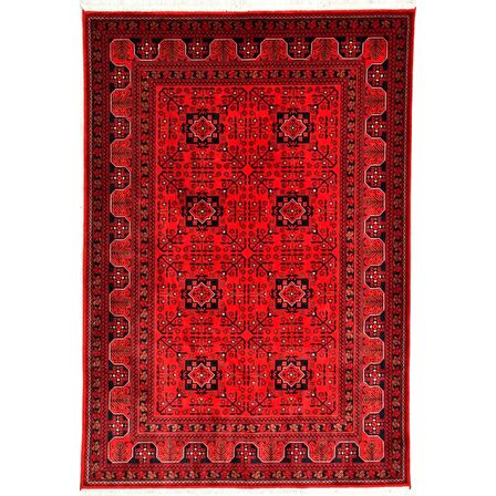 Hoom Rugs Wool Bambos Plus 901 Kırmızı Klasik Salon Halısı