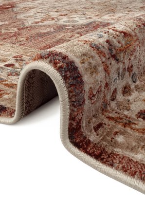 Hoom Rugs Otantik 2609 Kırmızı Vintage Desenli Salon Halısı