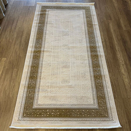 Hoom Rugs Valeria 1074 Gold Mikrofiber İpeksi Modern Halı