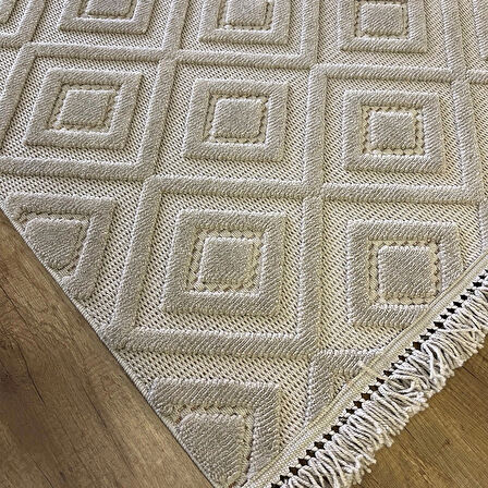 Hoom Rugs Design 1089 Gri Yumuşak Dokulu Desensiz İskandinav Halı