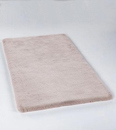 Apex Palma Pudra Peluş Daire Halı