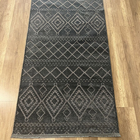 Luxess Halı Cool 405 Antrasit Yıkanabilir Kilim