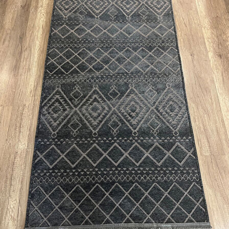 Luxess Halı Cool 405 Antrasit Yıkanabilir Kilim