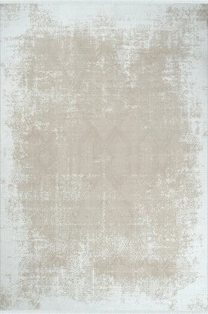 Hoom Rugs İmge 2508 Bej Etnik Desenli Modern Akrilik Salon Halısı