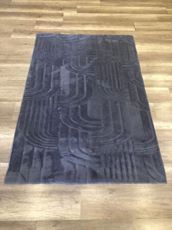 Hoom Rugs Zümrüt Antrasit Yıkanabilir Kaymaz Halı