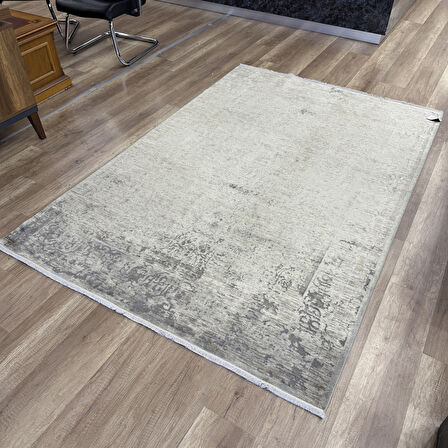 Hoom Rugs Overdye OVR01 Krem Bej Doğal Bambu & Viskon Modern Salon Halısı