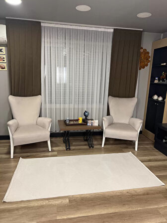 Hoom Rugs Aria 1126 Krem Pamuk Taban Modern Halı