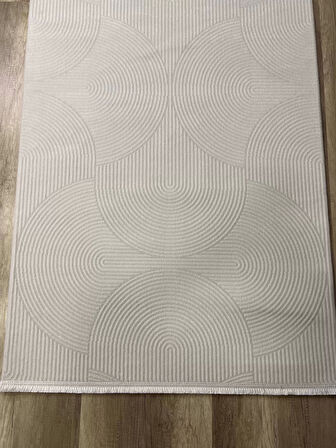 Hoom Rugs Aria 1126 Krem Pamuk Taban Modern Halı