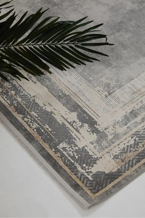 Hoom Rugs Natural 1703 Gri Vizon Klasik Salon Halısı