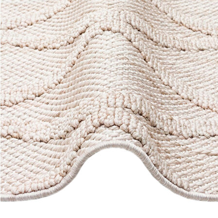 Hoom Rugs Mikanos CZY 04 Beige Hav Vermez Yıkanabilir Modern Halı