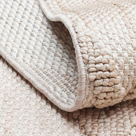 Hoom Rugs Mikanos CZY 04 Beige Hav Vermez Yıkanabilir Modern Halı