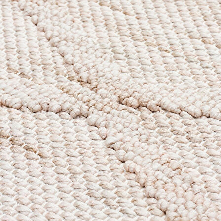 Hoom Rugs Mikanos CZY 04 Beige Hav Vermez Yıkanabilir Modern Halı