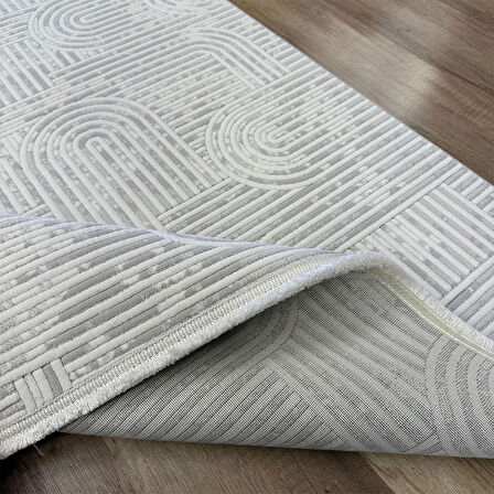 Hoom Rugs Markiz 1138 Krem Modern Pamuk Taban Halı