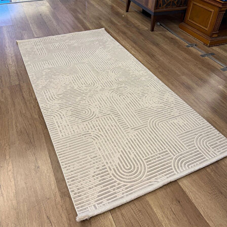 Hoom Rugs Markiz 1138 Krem Modern Pamuk Taban Halı
