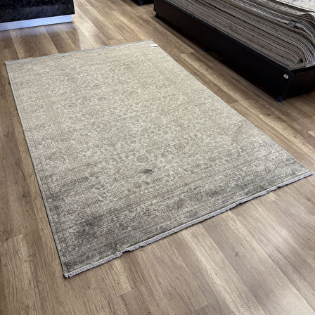 Hoom Rugs Overdye OVR07 Krem Bej Doğal Bambu & Viskon Modern Salon Halısı