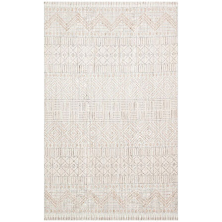 Hoom Rugs Mikanos CZY 02 Grey Beige Hav Vermez Yıkanabilir Modern Halı