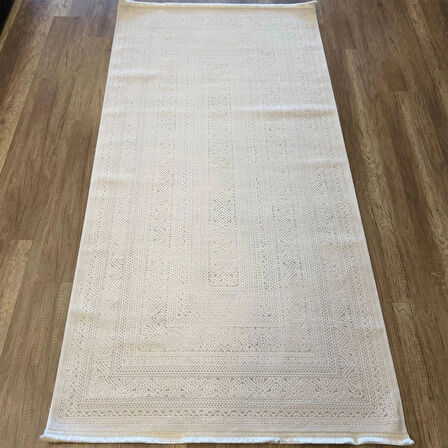 Hoom Rugs Valeria 1074 Krem Mikrofiber Antibakteriyel Modern Halı