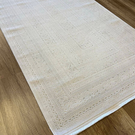 Hoom Rugs Valeria 1074 Krem Mikrofiber Antibakteriyel Modern Halı