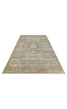 Hoom Rugs Bomonti MHL 10 Terra Viskon & Akrilik Modern Salon Halısı