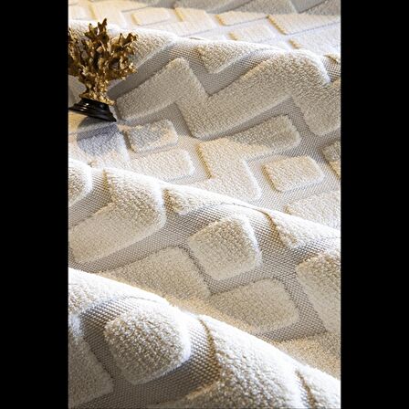 Hoom Rugs Indus 8006 Krem İskandinav Halı