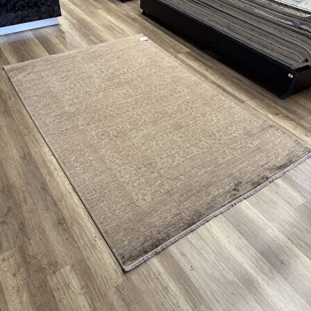 Hoom Rugs Overdye OVR08 Krem Bronz Doğal Bambu & Viskon Modern Salon Halısı