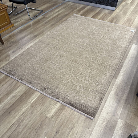 Hoom Rugs Overdye OVR08 Krem Bronz Doğal Bambu & Viskon Modern Salon Halısı