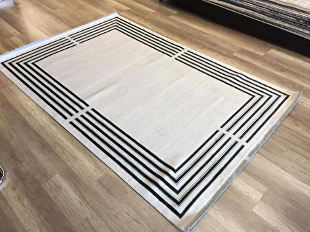 Hoom Rugs Marsala 7709 B Optik Siyah Modern Salon Halısı
