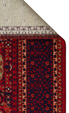 Hoom Rugs Afgan AFG 10 Multy Antibakteriyel Kaymaz Tabanlı Dekoratif Kilim