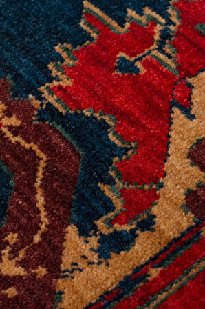 Hoom Rugs Cadis KDM 05 Red Vintage El Emeği Yüksek Kara Tezgah Halısı