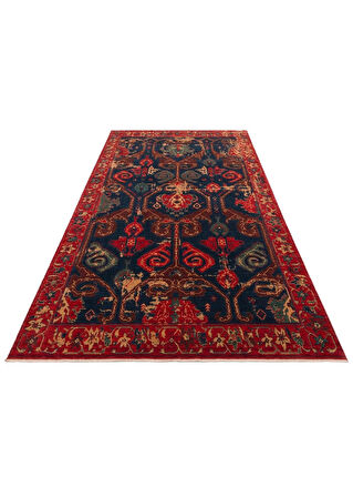 Hoom Rugs Cadis KDM 05 Red Vintage El Emeği Yüksek Kara Tezgah Halısı