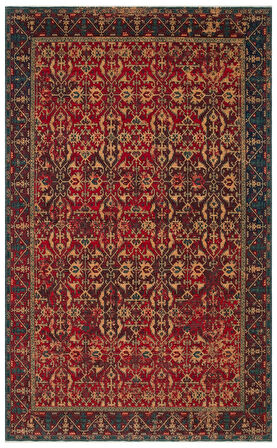 Hoom Rugs Cadis KDM 09 Red Yeni Zelanda Yünü El Emeği Kara Tezgah Halısı