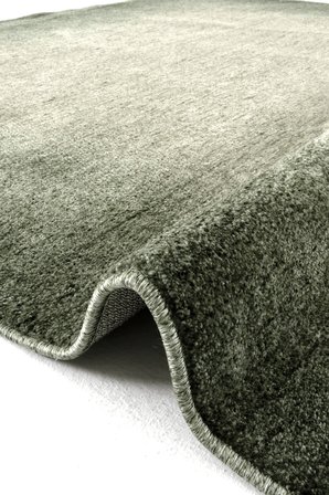 Hoom Rugs Etro 2707 Yeşil Çerçeveli Vintage Desenli Salon Halısı